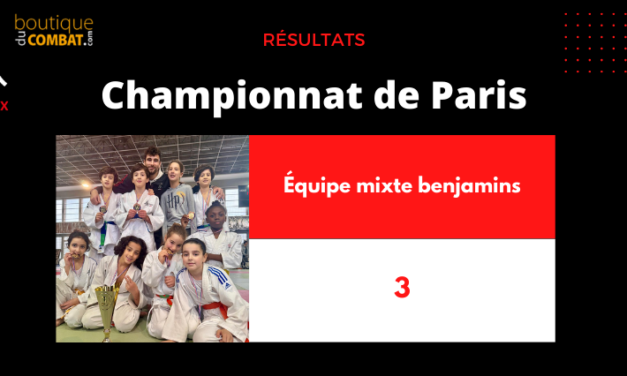 Championnat paris benjamins par équipe mixte 2024